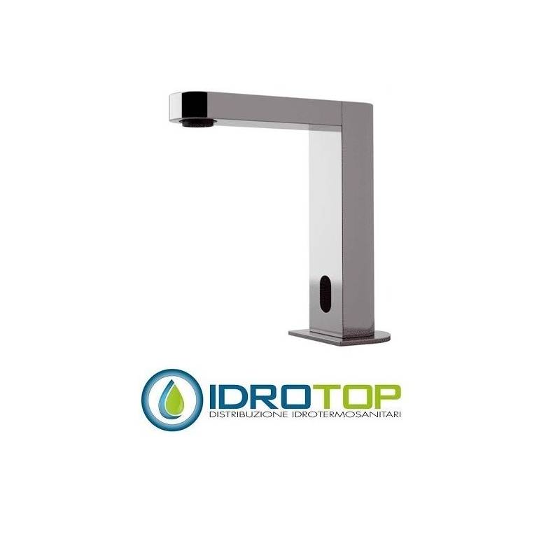 Miscelatore SENSOR  ELETTRONICO LAVABO regolazione temperature tramite rubinetto sottolavabo   a batterie litio Remer