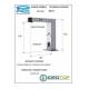 Miscelatore SENSOR  ELETTRONICO LAVABO regolazione temperature tramite rubinetto sottolavabo   a batterie litio Remer