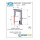 Miscelatore SENSOR  ELETTRONICO LAVABO SE18R con luce led e con regolazione acqua caldo/freddo con dispositivo color a batterie 