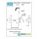 Rubinetto SENSOR LAVABO SE28 ad incasso a sensore, monoacqua o premiscelata  Cromo Remer