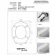 Copriwater Hidra BABY BIANCO Cerniera Cromo-Sedile-Asse Wc