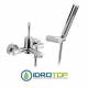 Miscelatore JAZZ VASCA con doccia duplex Cromato Remer
