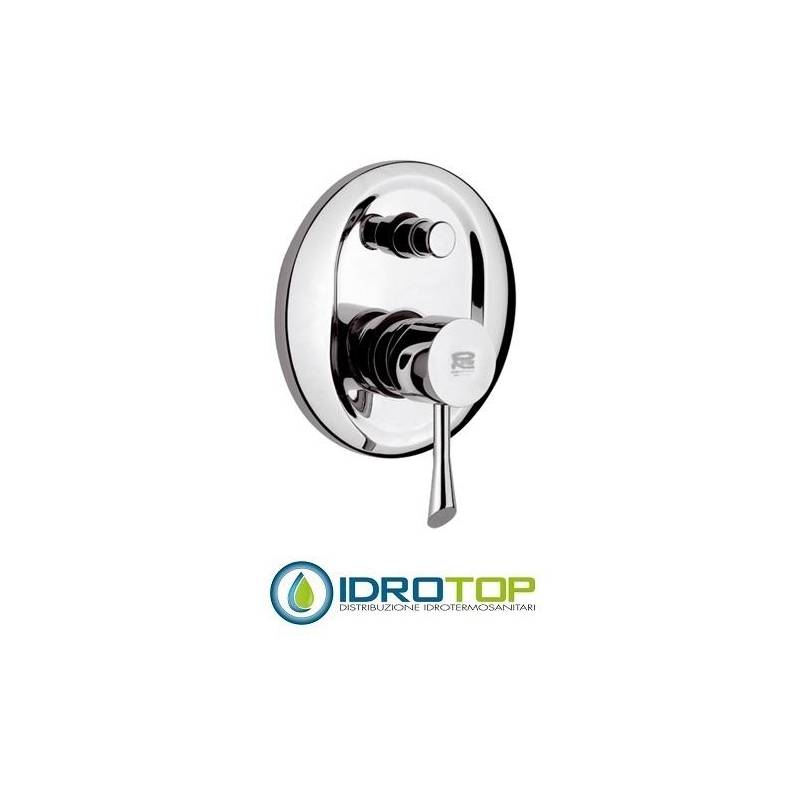 Miscelatore JAZZ VASCA/DOCCIA da incasso con deviatore per vasca/doccia Cromato Remer
