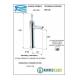 Miscelatore JAZZ LAVABO alto L su colonna con scarico click-clack Cromato Remer