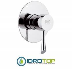 Miscelatore JAZZ DOCCIA da incasso con piastra lusso Cromato Remer