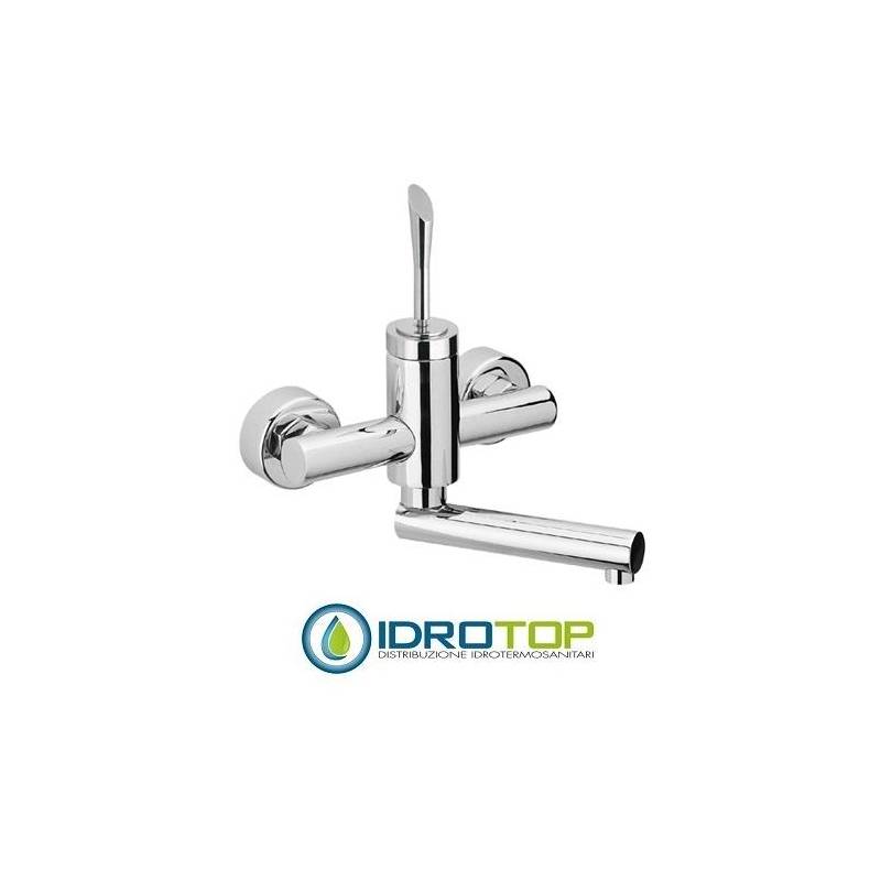 Miscelatore JAZZ LAVELLO con bocca girevole Cromato Remer