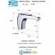 Miscelatore ATMOS LAVABO monocomando con scarico  cromo Remer
