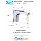 Miscelatore ATMOS LAVABO monocomando senza scarico  cromo Remer