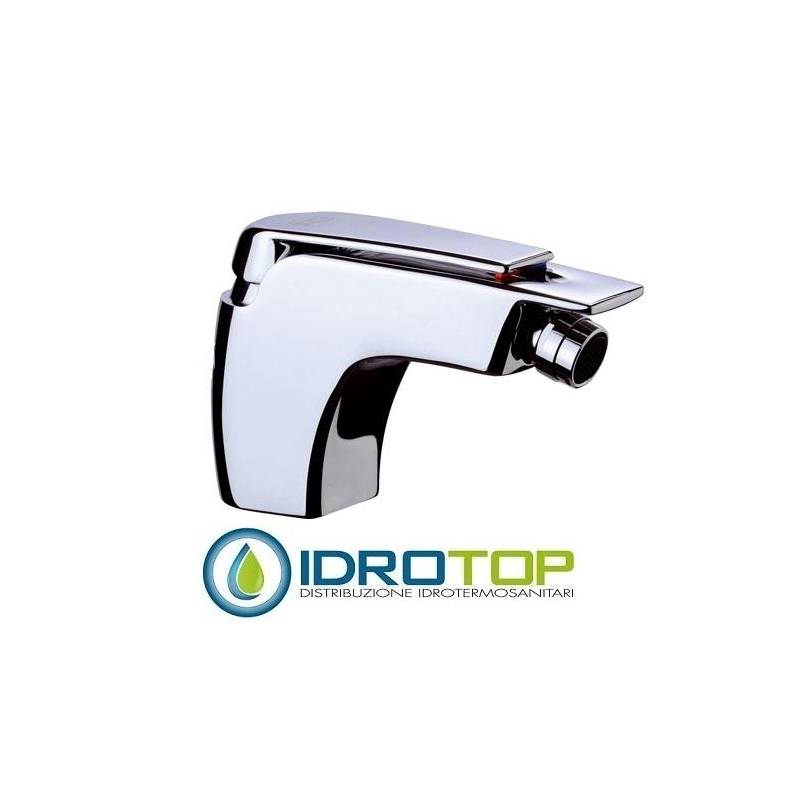 Miscelatore ATMOS BIDET monocomando con aeratore direzionabile coperto e schermato senza scarico cromo Remer