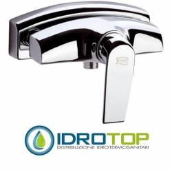 Miscelatore ATMOS DOCCIA monocomando esterno doccia con leva frontale e con rosone ad arco "full cover" senza set docc cromo Rem