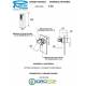 Miscelatore FLASH DOCCIA a incasso senza deviatore  cromo Remer