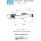 Miscelatore FLASH DOCCIA  senza set doccia. cromo Remer