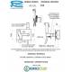 Set miscelatore FLASH BIDET a incasso shut-off con flessibile doccia cm 120 cromo Remer