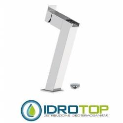 Miscelatore FLASH LAVABO monocomando lavabo alto L. con scarico cromo Remer