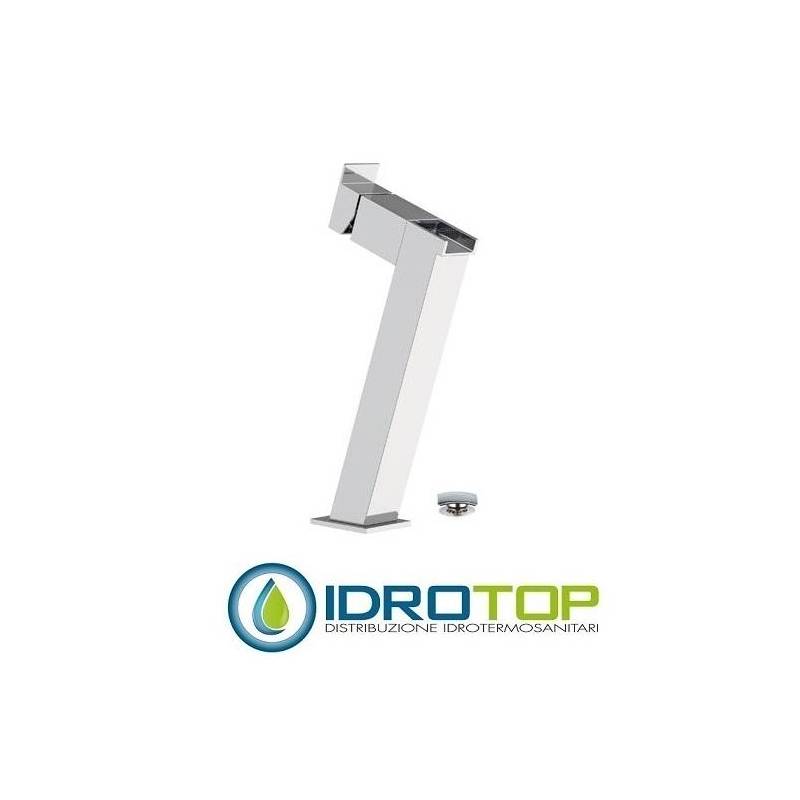 Miscelatore FLASH LAVABO monocomando lavabo alto L. con scarico cromo Remer