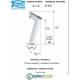 Miscelatore FLASH LAVABO monocomando lavabo alto L. con scarico cromo Remer