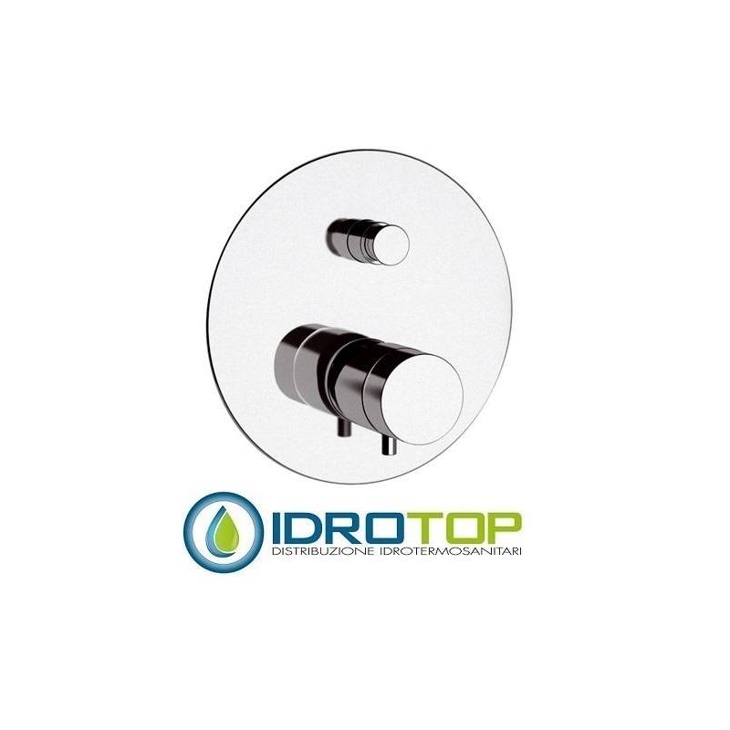 Miscelatore MINIMAL THERMO DOCCIA termostatico da incasso con deviatore Cromo Remer