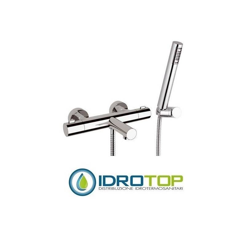 Miscelatore ELEGANCE VASCA esterno,completo di kit duplex a risparmio energetico Cromo Remer