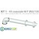 Kit Coassiale per Sime-Italtherm-Baltur Esterno D.100:ALLUMINIO/ACCIAIO Interno D.60:POLIPROPILENE