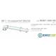 Kit Coassiale per Sime-Italtherm-Baltur Esterno D.100:ALLUMINIO/ACCIAIO Interno D.60:POLIPROPILENE