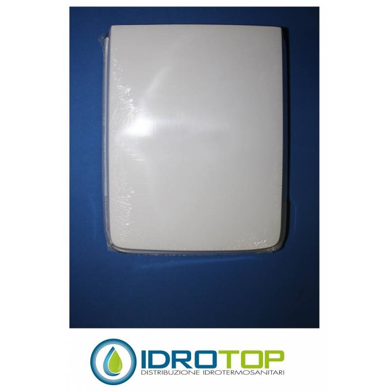 Copriwater Dolomite EBLA BIANCO Cerniera Oro-Sedile-Asse Wc