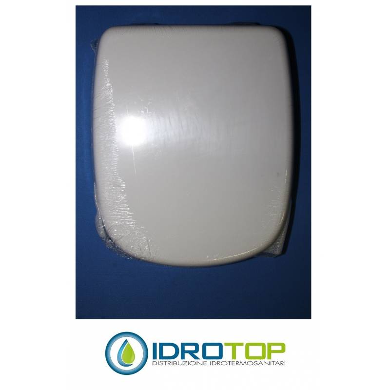 Copriwater Dolomite FLEO BIANCO  Cerniera Cromo-Sedile-Asse Wc