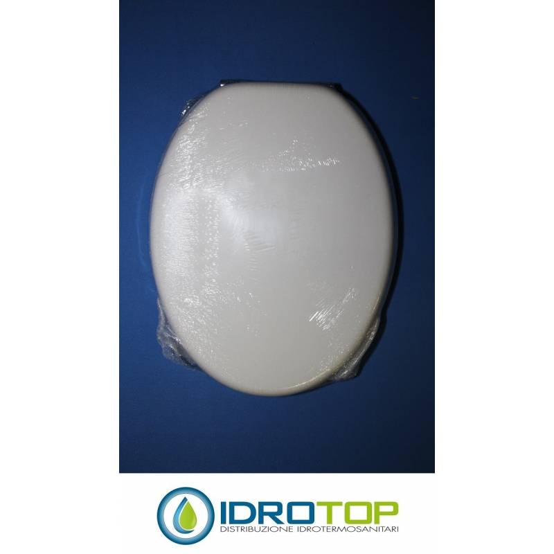 Copriwater Globo  ARIANNA SOSP.  BIANCO  Cerniera Cromo-Sedile-Asse
