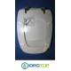 Copriwater Pozzi Ginori SQUARE  BIANCO  Cerniera Oro-Sedile-Asse Wc 