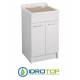 Lavatoio JOLLYWASH 50X50, Lavapanni con mobile e cesto portabiancheria Colavene 