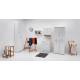 Lavatoio JOLLYWASH 50X50, Lavapanni con mobile e cesto portabiancheria Colavene 