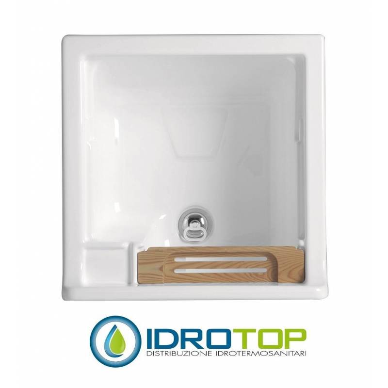 Lavatoio SWASH 50X50, Lavapanni con mobile in vari colori Colavene 