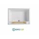 Lavatoio  TWIST MAX 80X60,cesto portabiancheria,asse in legno,sifone,vasca in Abs metacrilato BIANCO Colavene