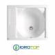 Lavatoio ACTIVE WASH STATICO 65X55,cesto portabiancheria,asse in legno,sifone,lavatoio in Abs metacrilato BIANCO Colavene
