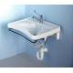 lavabo con opzione mensole reclinabili