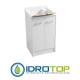 Lavapanni 50X45,vasca in Abs metacrilato lucido,asse in legno,sifone BIANCO Colavene
