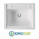 Lavapanni 60X50,vasca in Abs metacrilato lucido,asse in legno,sifone BIANCO Colavene