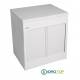 Mobile per esterno LAVACRIL BOX 80x60 BIANCO,doppia serranda a scomparsa laterale,piano d'appoggio superiore  BIANCO Colavene
