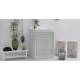 Mobile per esterno LAVACRIL ON con vasca singola e BOX 72X68 contenitore,lavabo ABS metacrilato,serranda laterale BIANCO Cola