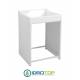 Mobile per esterno LAVACRIL ON 72X68PORTALAVATRICE Struttura in Alluminio,lavabo ABS metacrilato,sifone e troppopieno BIANCO Co