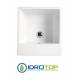 Lavabo 45X50 con MOBILE SOSPESO,sifone,piletta,troppopieno e fissaggi per lavabo BIANCO Colavene
