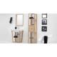Lavabo 70X50 in Ceramica TRIX con struttura in legno,sifone,piletta,troppopieno,fissaggi per lavabo FRASSINO Colavene