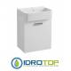 Lavabo 45X35 MINI con MOBILE SOSPESO, lavabo Ceramica, apertura sx QUATTRO COLORAZIONI  Colavene