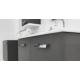 Lavabo 107X52 in Ceramica DROP con MOBILE SOSPESO 2 ante,sifone,piletta,troppopieno e fissaggi per lavabo BIANCO Colavene