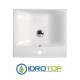 Lavabo in Ceramica 50x45 con 1 Cassetto mod. CENTO BIANCO,sifone,piletta,troppopieno e fissaggi per lavabo BIANCO Covalene
