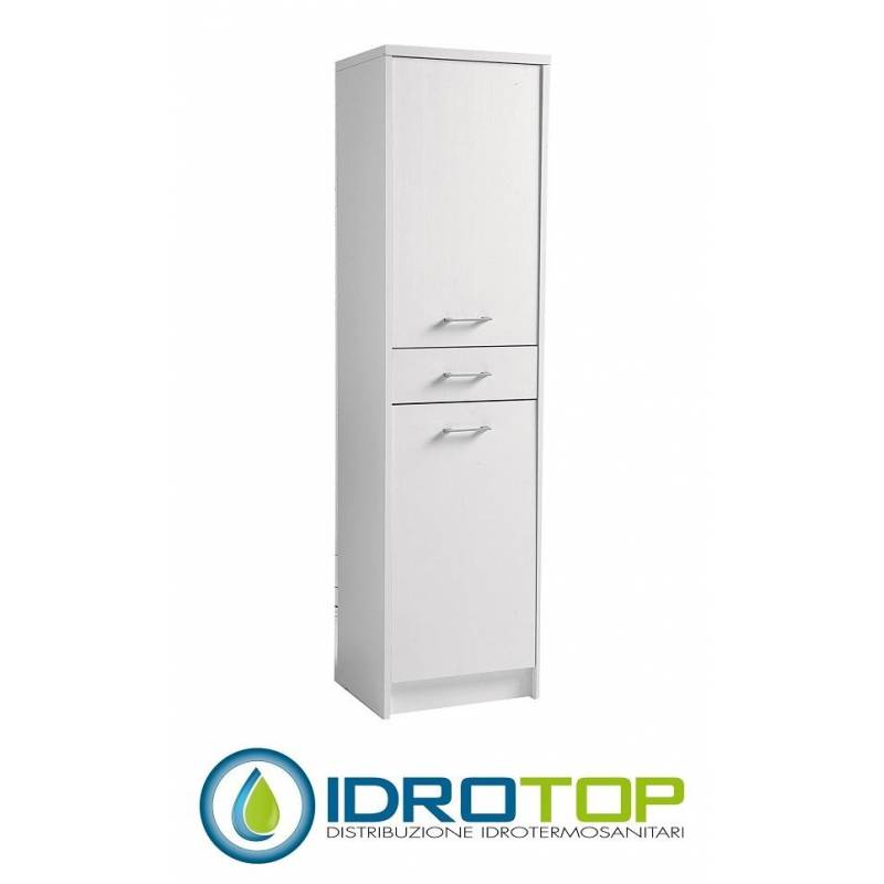 Mobile 45X38,ripiani,cassetto,apertura sx BIANCO Colavene