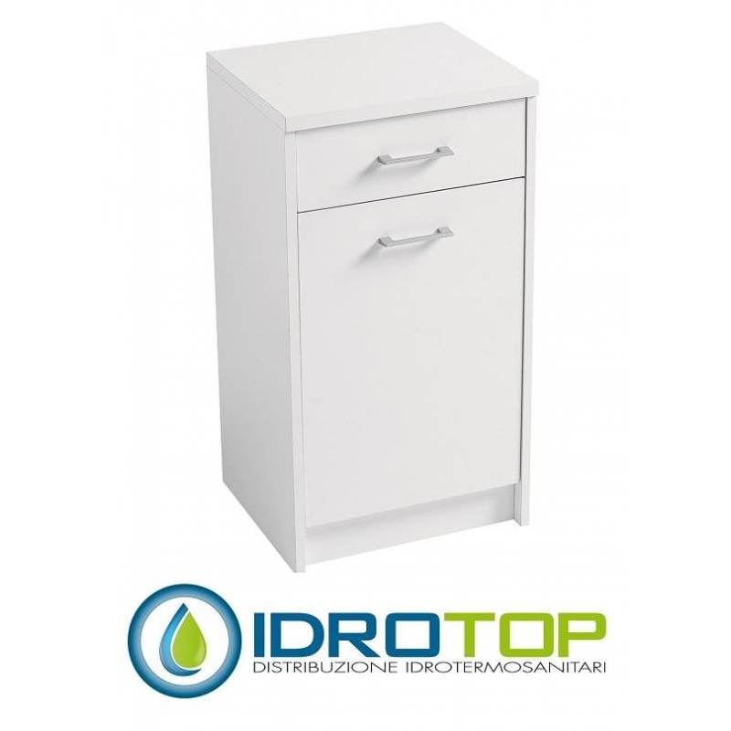Mobile 45X38,ripiani,cassetto,anta sx BIANCO Colavene
