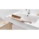 Lavabo 70X50 in Ceramica TRIX struttura metallica BIANCA,sifone,piletta e troppopieno,fissaggi per lavabo BIANCO Colavene