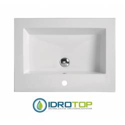 Lavabo 72X52 in Ceramica di ricambio per ACQUACERAMICA DROP 72X52   BIANCO Colavene