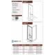 Box Doccia  Porta a Battente 80 Cristallo TRASPARENTE 6mm-Telaio CROMATO PONSI Gold