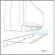 Deflettore Aria 110cm per Climatizzatori-Condizionatori-Split Protezione Aria con viti-IDROTOP
